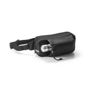DELFOS POUCH. Чанта за кръста от 300D recycled polyester и 600D recycled polyester със светлоотразителни елементи