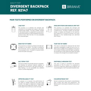 DIVERGENT BACKPACK II. Раница за лаптоп до 15.6'' от плат и полиуретан