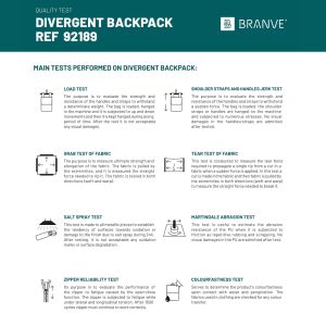 DIVERGENT BACKPACK I. Раница за лаптоп до 15.6'' от деним и полиуретан