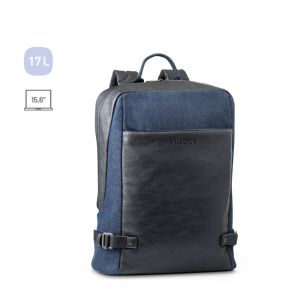 DIVERGENT BACKPACK I. Раница за лаптоп до 15.6'' от деним и полиуретан