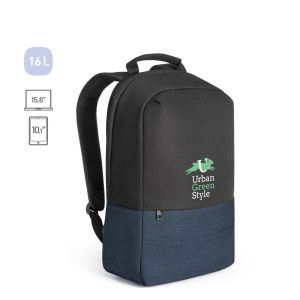 GENOA BPACK. Раница с защита срещу кражба, изработена от рециклиран полиестер 600D с висока плътност