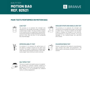 Motion Bag. Чанта за пътуване, изработена от 600D катионен полиестер и PU материал