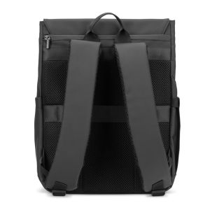 AZORES BAG. Раница за лаптоп от полиуретан (16 инча), с панел, покриващ всички отделения