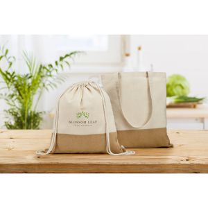 SABLON. 100% памучна чанта с връзки (160 g/m²)