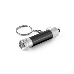 LERGAN. Алуминиев ключодържател с фенерче с 3 LED