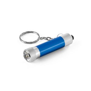 LERGAN. Алуминиев ключодържател с фенерче с 3 LED
