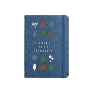 BOYD. Тефтер A5 с твърда корицаот recycled polyester (100% rPET)