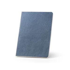 COFFEEPAD SEMI-RIGID. Тефтер A5 с полутвърда корица, изработена от отпадъци от люспи на кафе (65%)
