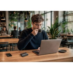 LONE. Двойна поставка за метална карта