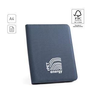 EMERGE FOLDER. 300 D 100% rPET A4 папка с цип