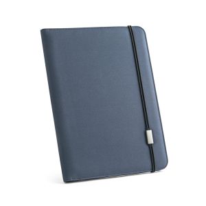 EMERGE FOLDER II. 300D рециклиран полиестер (100% rPET) A4 папка с еластично затваряне