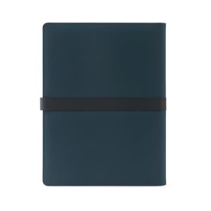 SANDERSON FOLDER. Папка A4 от PU (50% рециклиран) с магнитно закопчаване и бележник с линирани страници