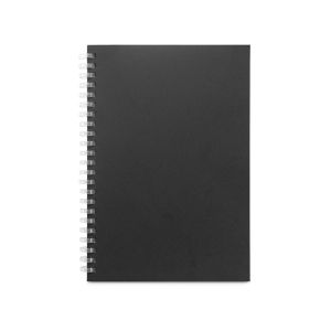 SCHILLER. Бележник А5 с гъвкава корица, изработен от 100% рециклирана хартия