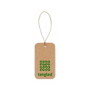 LABEL RECTANGULAR. Правоъгълен етикет, изработен от 100% рециклирана хартия (700 г/м²)