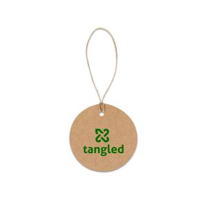 LABEL ROUND. Кръгъл етикет, изработен от 100% рециклирана хартия (700 г/м²)