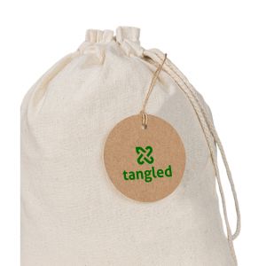 LABEL ROUND. Кръгъл етикет, изработен от 100% рециклирана хартия (700 г/м²)