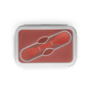 SAFFRON. Кутия за обяд. Сгъваема херметична кутия за храна изработена от силикон и PP 640 мл