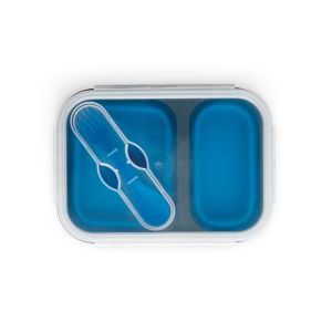 DILL. Кутия за обяд. Сгъваема херметична кутия за храна изработена от силикон и PP (480 и 760 мл)