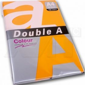 Цветна хартия Double A наситено оранжев A4 50 л. 80 g/m2