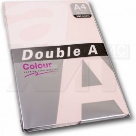 Цветна хартия Double A розов пастел A4 50 л. 80 g/m2