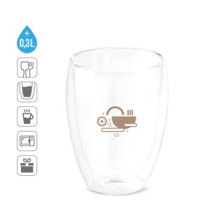 MACHIATO CUP. Чаша от боросиликатно стъкло 350 мл