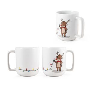 REINDEER. Чаша с коледен печат 330 мл