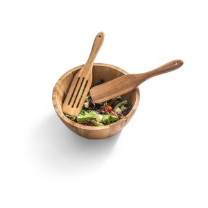 SAGE. Кръгла купа за салата от акациева дървесина