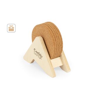 PLYCORK. Стойка от шперплат с 6 коркови подложки