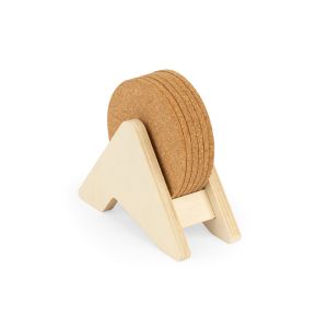 PLYCORK. Стойка от шперплат с 6 коркови подложки