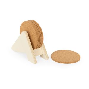 PLYCORK. Стойка от шперплат с 6 коркови подложки