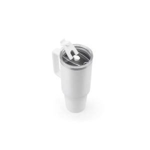 JOYNER XL. Голяма чаша за пътуване от неръждаема стомана (91% рециклирана) с вакуумно изолирана двойна стена и матово покритие 1300 мл