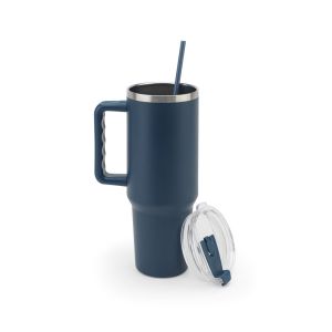 JOYNER XL. Голяма чаша за пътуване от неръждаема стомана (91% рециклирана) с вакуумно изолирана двойна стена и матово покритие 1300 мл