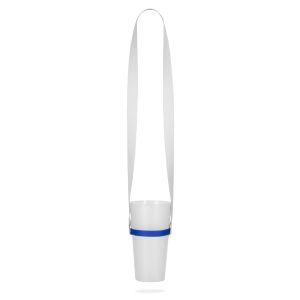 ROTHERHAM. КОМПЛЕКТ Връзка за носене SUBLIMATION Long II (20 мм) Duo от рециклиран полиестер (100% rPET) със силиконови поставки за чаши