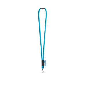 WISBECH. SET Lanyard TUBE Long (Ø 7 мм) с карабинер 9 мм и предпазна закопчалка Ø 7 мм