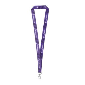 WINDSOR. SET Lanyard SUBLIMATION Long II (20 мм) от рециклиран полиестер (100% rPET) с 20 мм карабинер за закопчаване