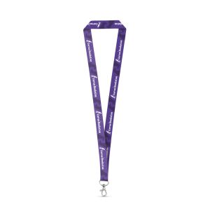 WINDSOR. SET Lanyard SUBLIMATION Long II (20 мм) от рециклиран полиестер (100% rPET) с 20 мм карабинер за закопчаване