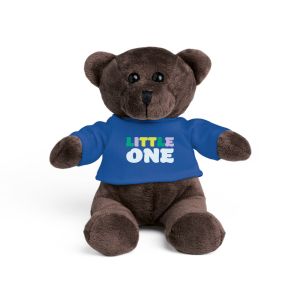 BEAR. Плюшена играчка от полиестер, във формата на мече, с тениска