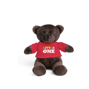 BEAR. Плюшена играчка от полиестер, във формата на мече, с тениска