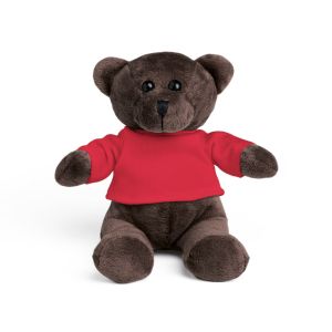 BEAR. Плюшена играчка от полиестер, във формата на мече, с тениска