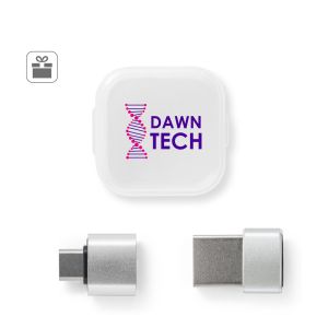 MINSKY. Комплект от 2 алуминиеви адаптера USB-A / USB-C