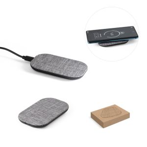 RENEWAL CHARGER. 10 W бързо безжично зарядно устройство, изработено от рециклиран PET (100% rPET)