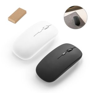 KHAN. Безжична мишка с 500mAh батерия от рециклиран ABS (100% rABS)