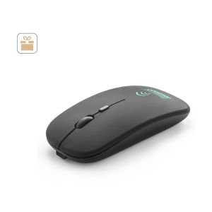 KHAN. Безжична мишка с 500mAh батерия от рециклиран ABS (100% rABS)