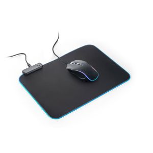 THORNE MOUSEPAD RGB. Геймърска подложка за мишка с RGB LED светлини от полиестер