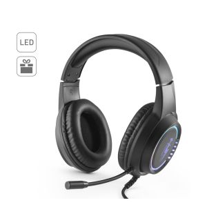 Thorne Headset RGB. ABS Геймърска слушалки с кабел, микрофон и RGB LED светлини