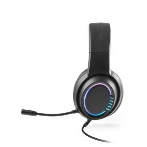 Thorne Headset RGB. ABS Геймърска слушалки с кабел, микрофон и RGB LED светлини