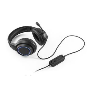 Thorne Headset RGB. ABS Геймърска слушалки с кабел, микрофон и RGB LED светлини