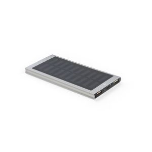 CLERK. 8000 mAh захранваща батерия със соларен панел от 100% рециклиран алуминий