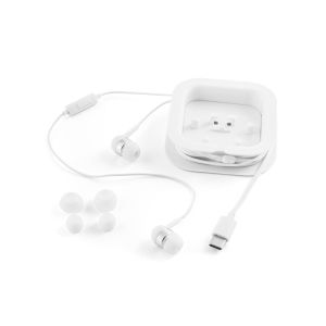 PRESLEY. Слушалки с 1.2-метров USB-C кабел и вграден ABS микрофон