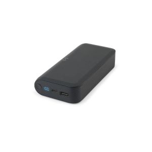 BECKER 20. 20 000 mAh преносима батерия от рециклиран ABS (100% rABS) с 15W супер бързо безжично зарядно устройство